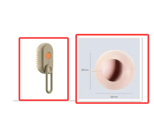 Cepillo de vapor en uso