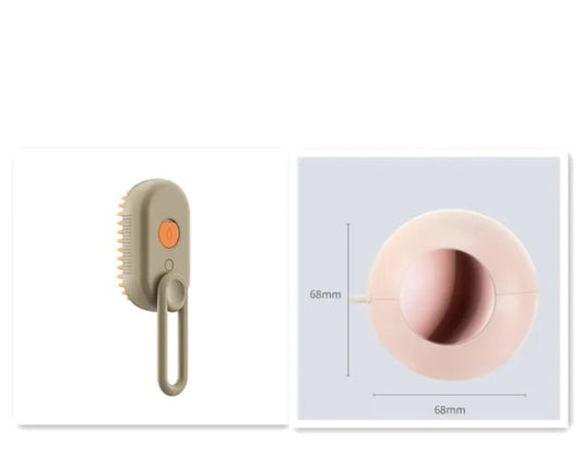 Cepillo de vapor para perros y gatos