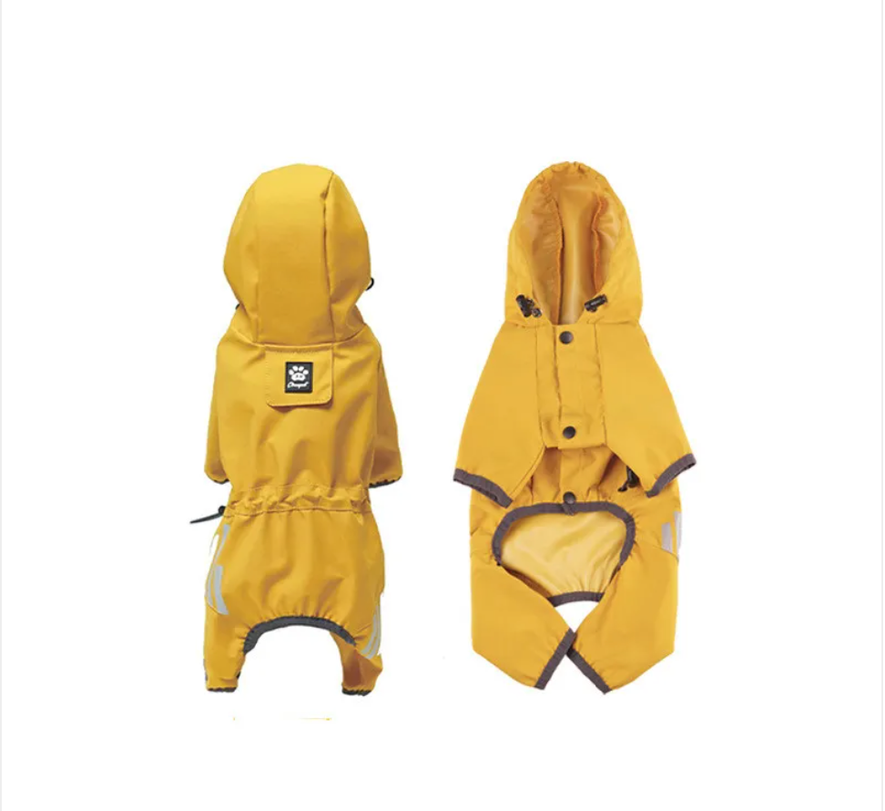 Impermeable para Perros con Capucha