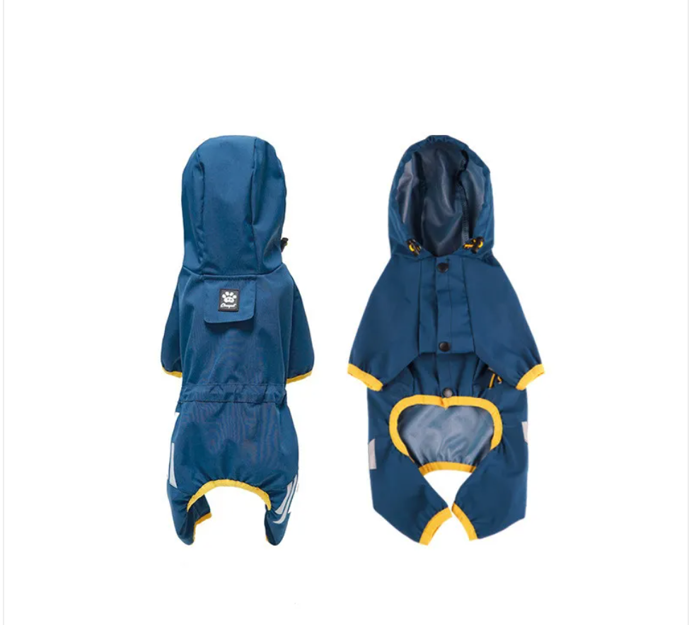 Impermeable para Perros con Capucha