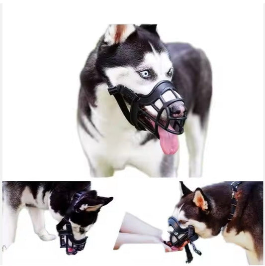 Bozal Antimordida de Silicona para Perros