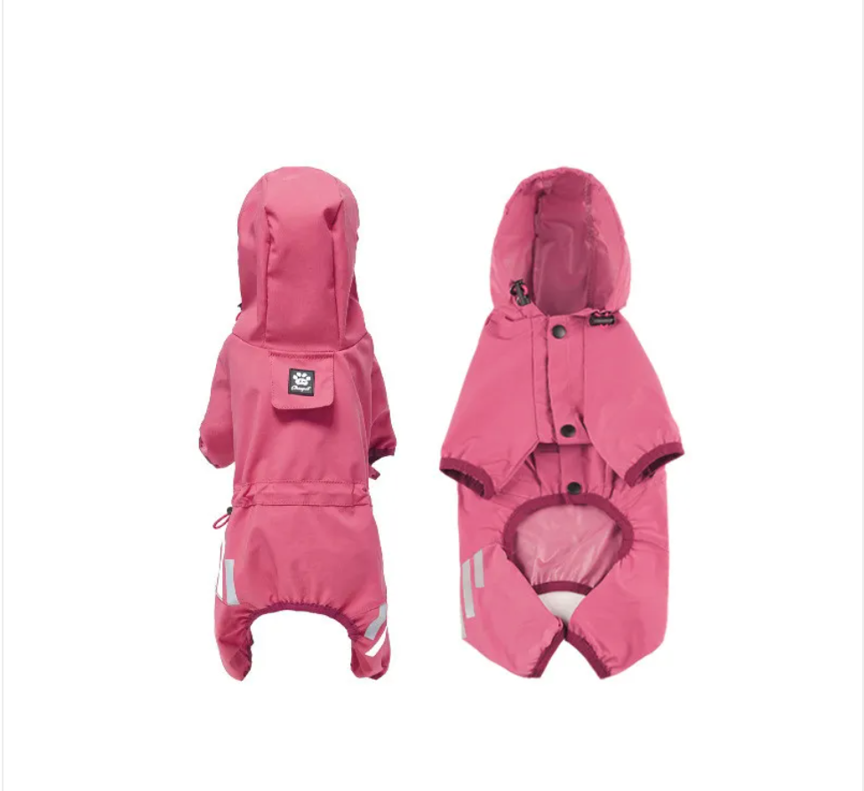 Impermeable para Perros con Capucha